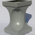Concave-Indented-Square-Pillar-Pot.webp Concave Indented Square Pillar Pot