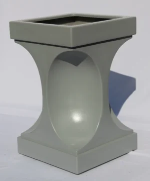 Concave-Indented-Square-Pillar-Pot.webp Concave Indented Square Pillar Pot