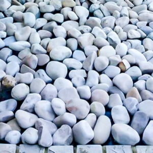 White Riverstone 20kg Bag (Small Stone)