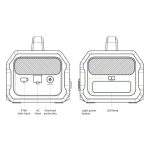 Gizzu Challenger Pro 1120wh/1000w Ups Fast Charge Lifepo4 Portable Power Station