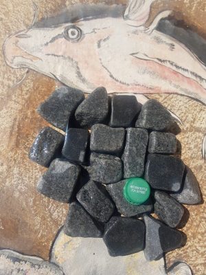 Tumbled Black Granite 20kg Bag